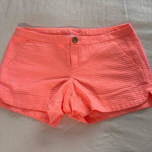 LILLY PULITZER ADIE Size 0 Woman s Bright Coral Pink ish Peach